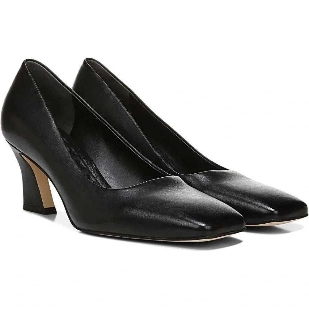 Sarto by Franco Sarto Dina Leather Square Toe Pumps